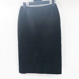 Dolce and Gabbana Women's Black Silk Pencil Skirt Size 38/M